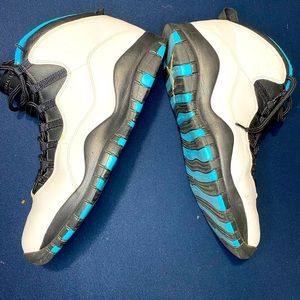 Air Jordan 10 Retro Powder Blue Black White size 13